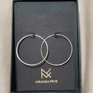 Miranda Frye Leslie Hoops- small (Silver)